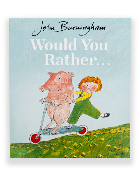 约翰·伯宁汉的《你宁愿吗》一书的封面