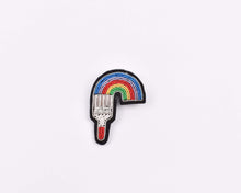 Load image into Gallery viewer, The Harley Gallery Shop Online // Macon and Lesquoy Paint a Rainbow beaded brooch

