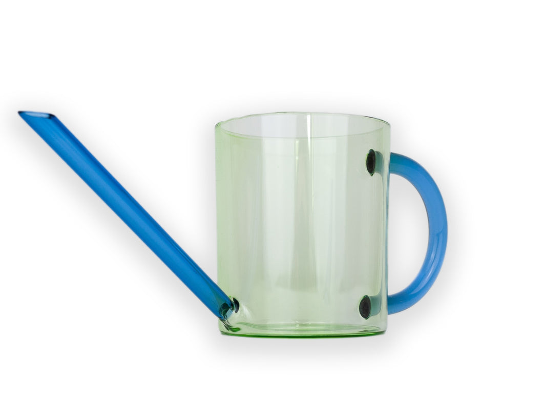 Block Design - Green and Blue Watering Can