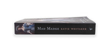 Load image into Gallery viewer, Katie Whitaker - Mad Madge, Margaret Cavendish, Duchess of Newcastle. Spine of a book on a white background. For sale from the Harley Gallery shop. 
