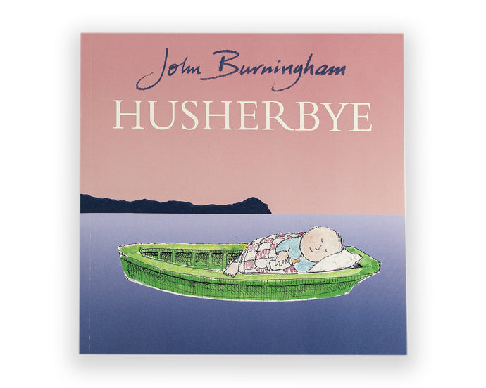 The front cover of the book Husherbye by John Burningham