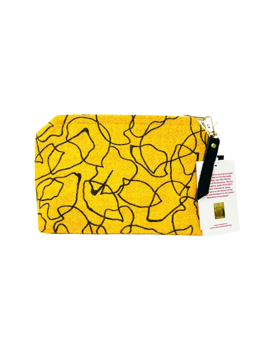 The Harley Gallery Shop // Mustart yellow tweed pouch bag by Ann Charlish