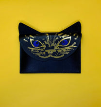 Load image into Gallery viewer, The Harley Gallery Shop Online // Black cat leather purse
