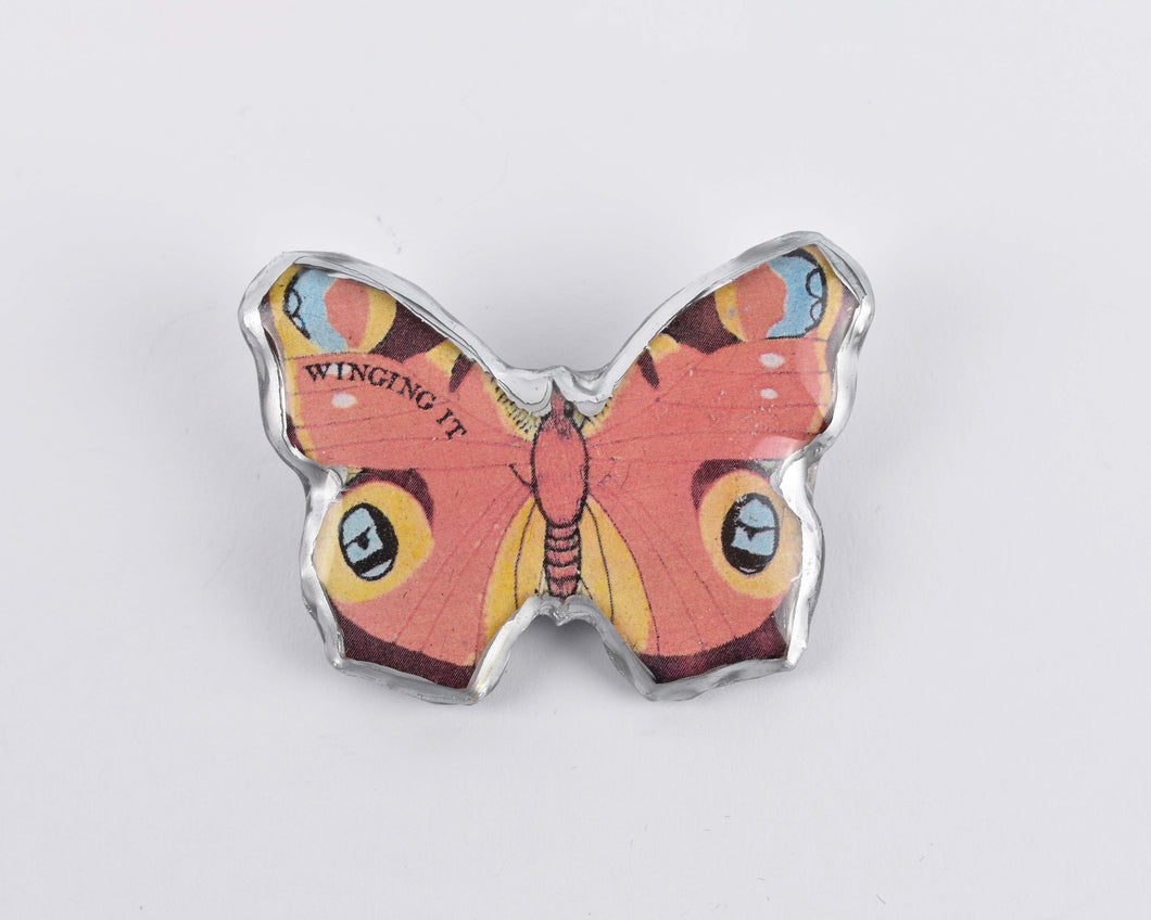 The Harley Gallery Shop Online // Butterfly Brooch by EllyMental Jewellery