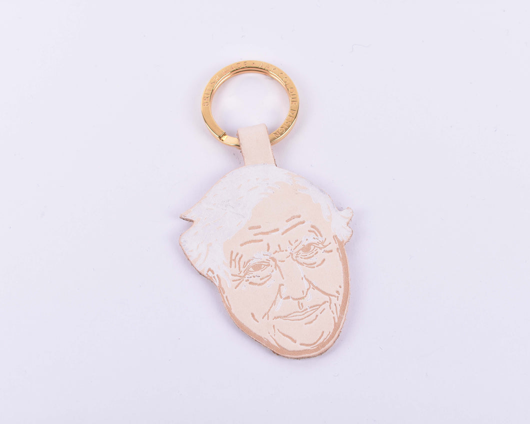 The Harley Gallery Shop // David Attenborough leather key ring by Ark colour design