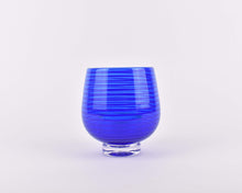 Load image into Gallery viewer, The Harley Gallery Online Shop // Blue handmade candle holder by Stewart Hearn
