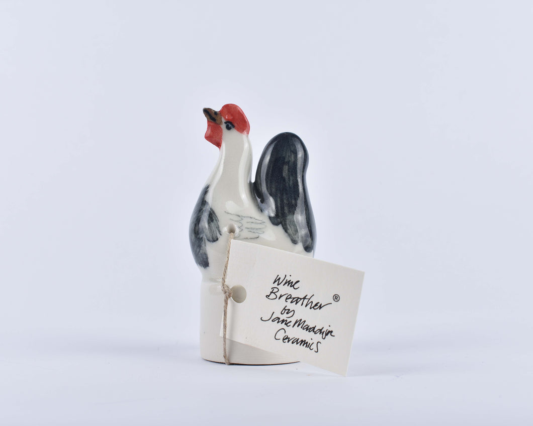 The Harley Gallery Shop Online // Jane Maddison handmade ceramic winebreather - Chicken design