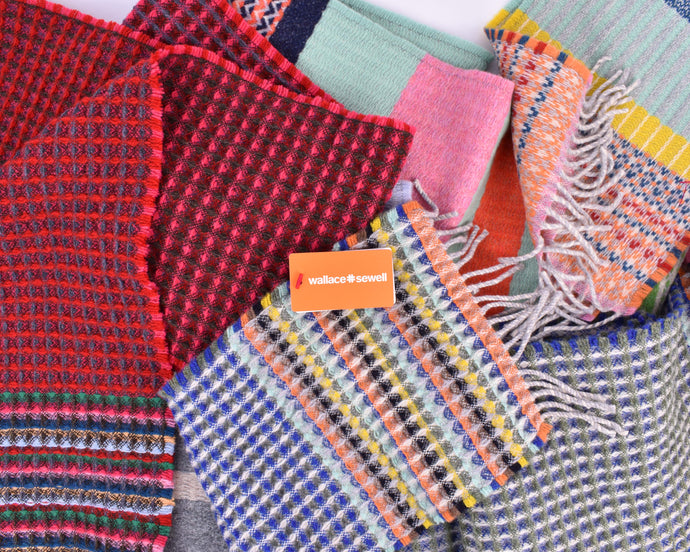 The Harley Gallery Shop Online // Lambswool scarves by Wallace#Sewell