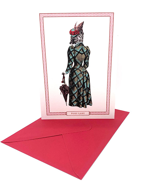 The Harley Gallery Shop Online // Foxy Lady Greeting Card