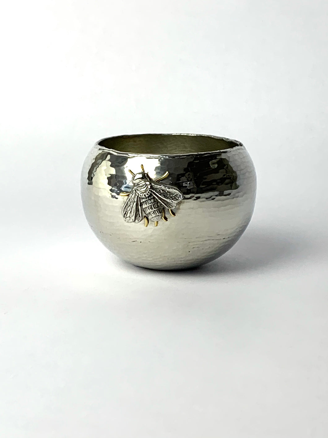 The Harley Gallery Online Shop // Handmade pewter bowl with bee design