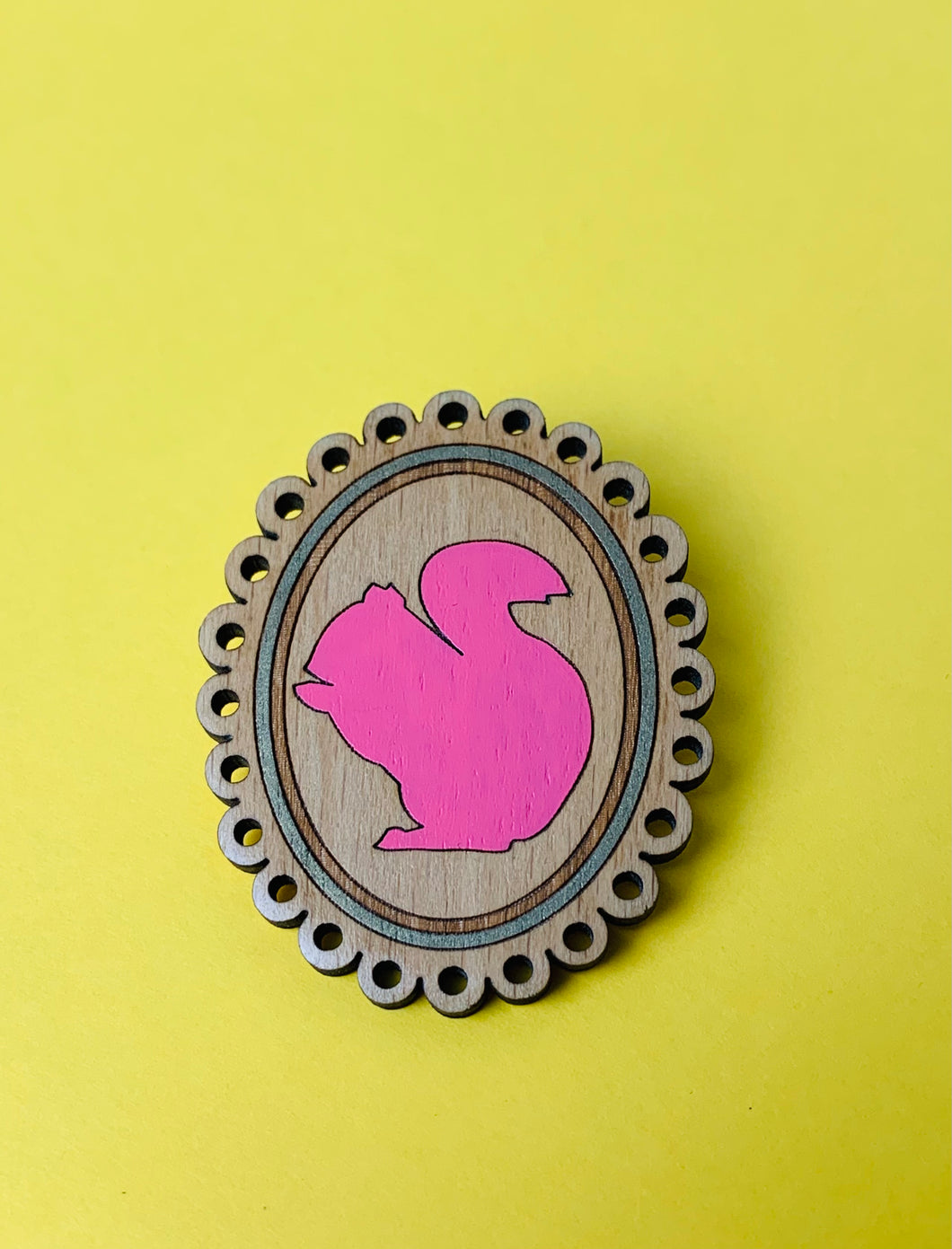 The Harley Gallery Shop Online // Pink Squirrel brooch