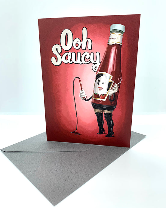 The Harley Gallery Shop Online // Oh Saucy Greeting Card