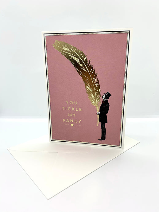 The Harley Gallery Shop Online // You Tickle My Fancy - Greeting Card