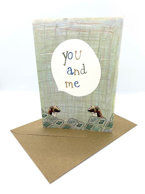 The Harley Gallery Shop Online // You and me - greeting card